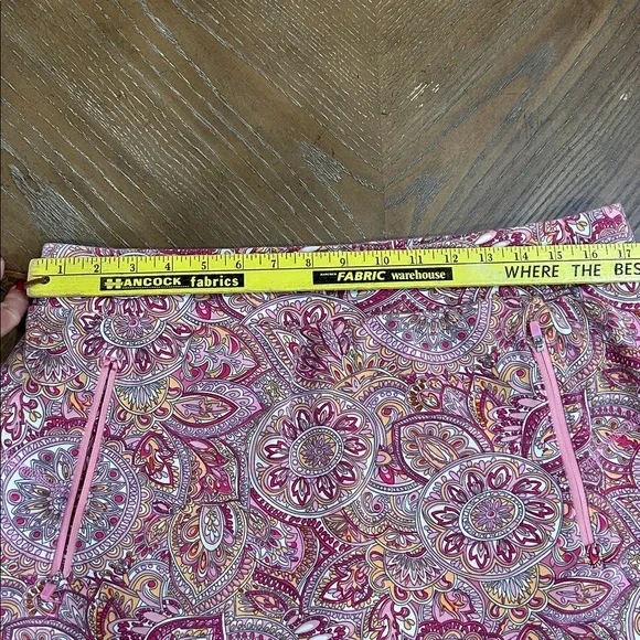 T by Talbots Pink Paisley Skort - Picture 9 of 9